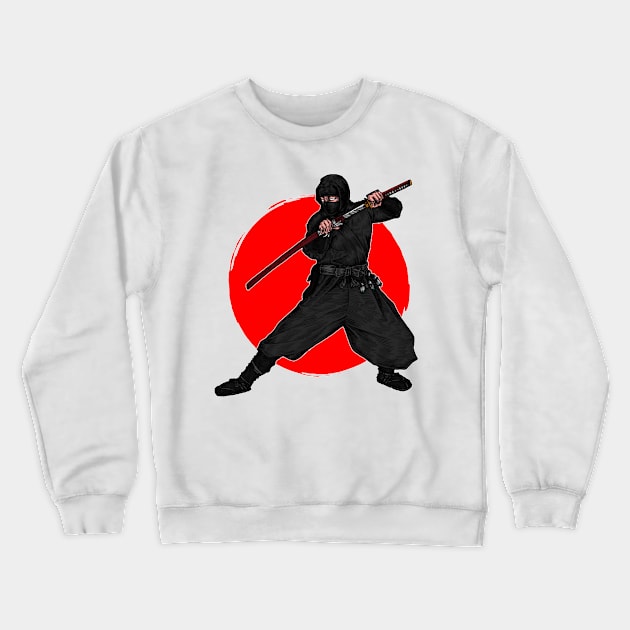 A NINJA WARRIOR Crewneck Sweatshirt by t-shiit